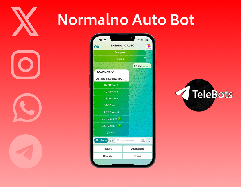 Чат бот для Normalno Auto